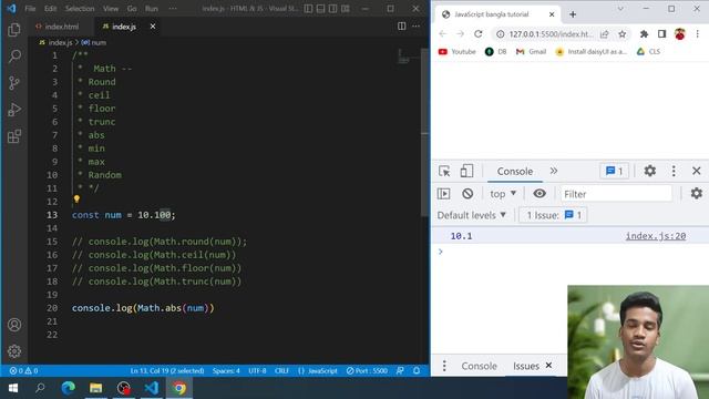 46. Understanding the Math Object in JavaScript | JavaScript Bangla Tutorial | Code With Delowar смотреть онлайн