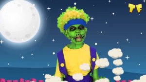 Wheels On The Zombie Bus + Zombie Epidemic Song | Nursery Rhymes & Kids Songs