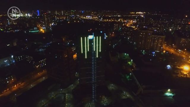 Найт Лайт медиафасад на ЖК Ольховский парк Екатеринбург смотреть онлайн