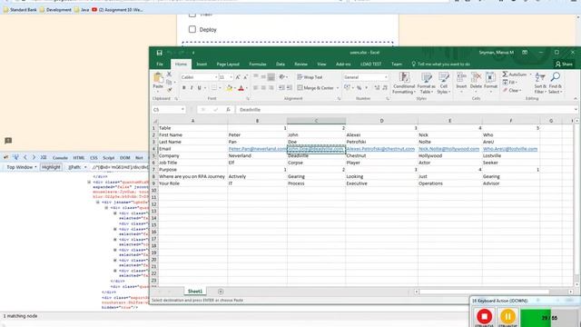 RPAX Assignment 7 Excel To Google Form смотреть онлайн