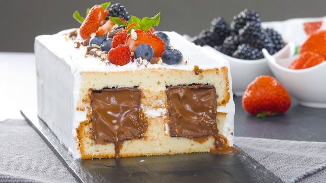 Надрезаю Бисквит, а Потом Уже Кладу Начинку. Результат Бомбический! смотреть онлайн