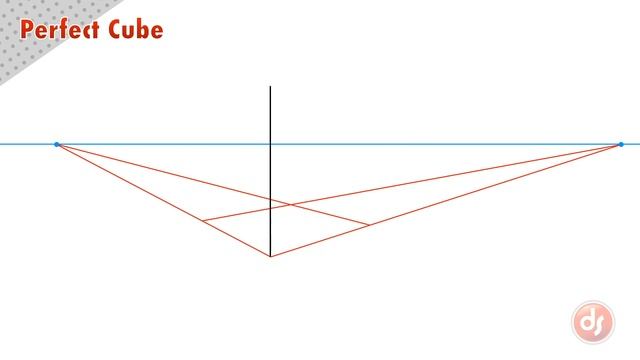 How To Draw A Perfect Cube In Perspective смотреть онлайн