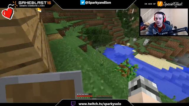 Preparing the stronghold!!! - Minecraft Quest to the End City #3 - Sparky and Son смотреть онлайн
