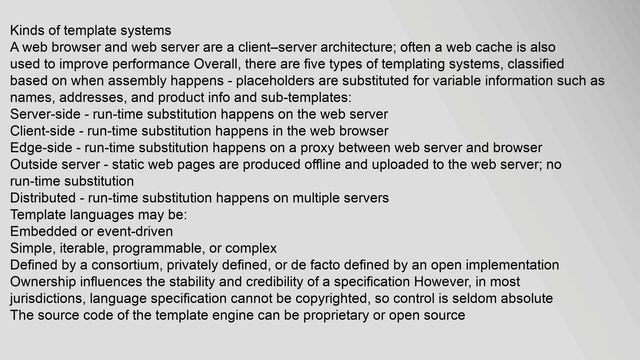 Web template system смотреть онлайн