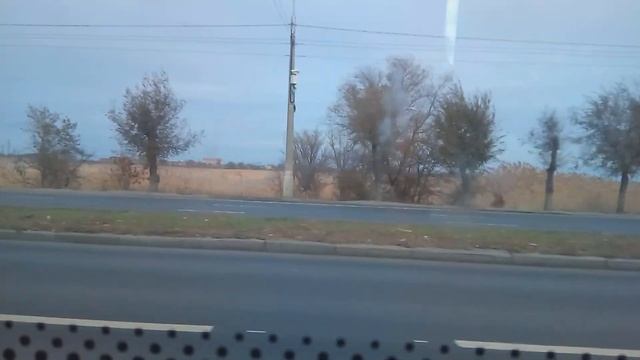 Автобус № 55 едет от ТРК Акварель в Красноармейский район, город Волгоград