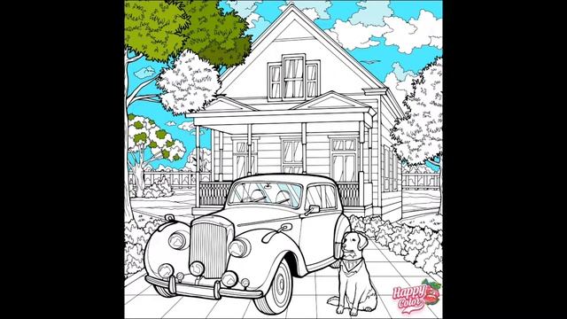 Tranquility in movement: roadtrips | Speed coloring & final result смотреть онлайн