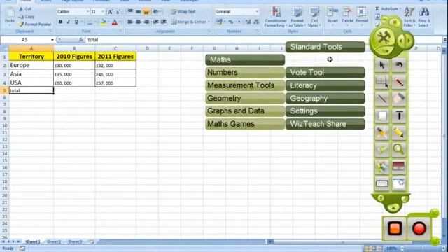 WizTeach with Excel and Graphs.flv смотреть онлайн