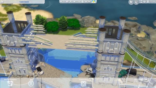 POST APOCALYPTIC TOWER BRIDGE SETTLEMENT | LONDON | The Sims 4 Speed Build | NOCC
