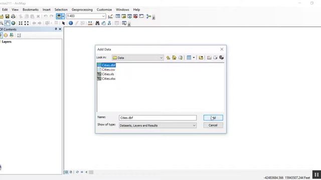 Exercise 2.1.1 - Opening .dbf Files in ArcMap смотреть онлайн
