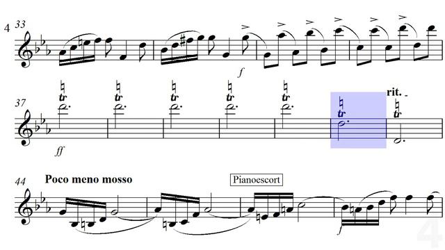 P I Tchaikovsky - Melody Op 42 Nº3 - Violin and Piano - Piano accompaniment смотреть онлайн