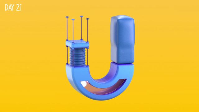 36 Days Of Type 2023 - C4D Daily Render Compilation