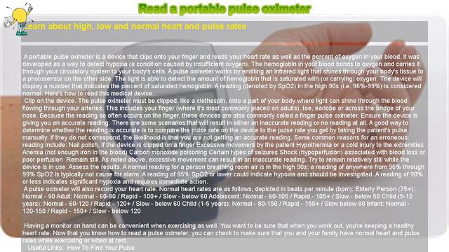 How to : Read a portable pulse oximeter смотреть онлайн