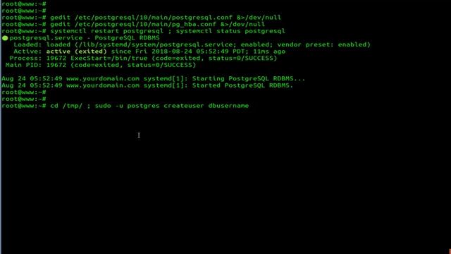 How To Allow Remote Connection To PostgreSQL Database On Ubuntu 18.04 смотреть онлайн