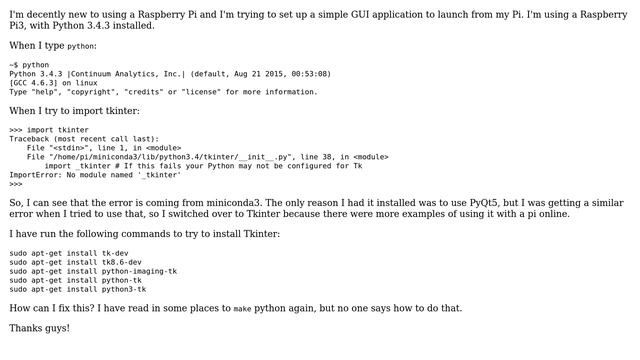 Ubuntu: Configuring tkinter for python3.4.3 Problem (2 Solutions!!) смотреть онлайн