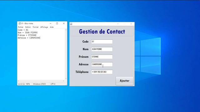 TUTO JAVA : Comment utiliser le bloc note comme une base de donnée dans une application de java. смотреть онлайн