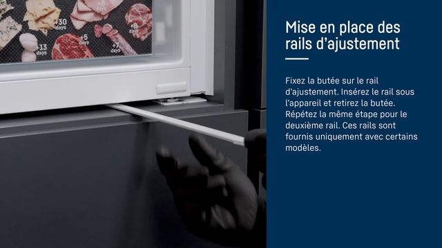 How to - Inserting into the niche (refrigerators & freezers with a sliding door) FR | Liebherr смотреть онлайн