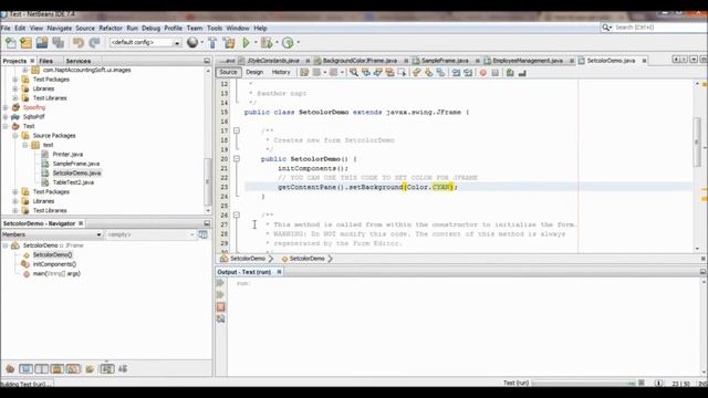 Java Prog #104 Set JFrame Background color using RSB Values in netbeans project смотреть онлайн