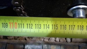 Натяжка гусеницы на мотобуксировщике "Бурлак"