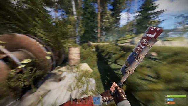 Rust - Проник в клан. Забрал все их ресурсы. xteenz. Раст. смотреть онлайн