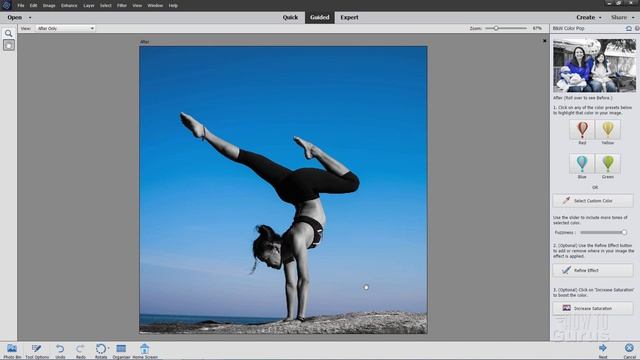 How You Can Change Background Color to Black and White with Photoshop Elements смотреть онлайн