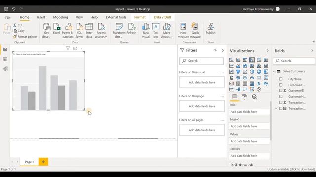 Get and Transform data from SQL Server through with using Power BI, & Create several visualizations смотреть онлайн