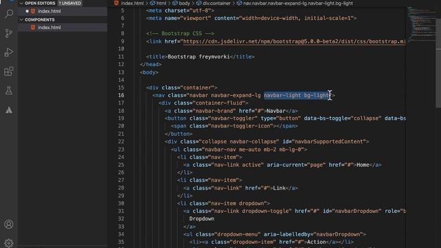Bootstrap | 23. Navs, tabs, navbar смотреть онлайн