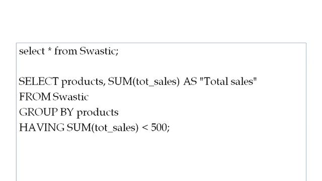 HAVING CLAUSE IN ORACLE|How to use HAVING CLAUSE Clause in Oracle|#ORACLE|#SQL|Lect#18 смотреть онлайн