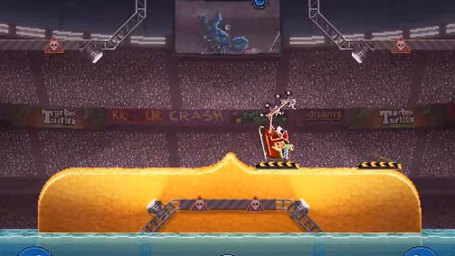 Drive Ahead! Replay: Giant Rocket Fist vs. Santa's sleigh. смотреть онлайн