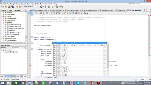 Java program to access the MS Access database with ucanaccess library with Java 8 or above смотреть онлайн