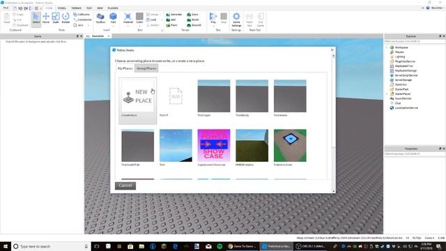 How to make a game to game teleport button in roblox studio. смотреть онлайн