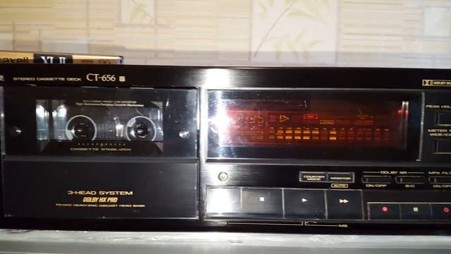 Pioneer CT-656.Обзор кассетной деки. смотреть онлайн