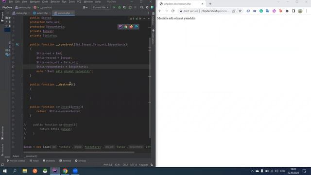 DƏRS-33.0 (PHP & MYSQL & PROJECT & OOP) смотреть онлайн
