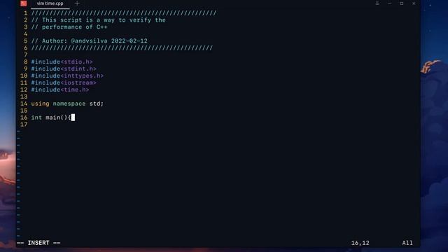 Compare Python versus C++ with the source code to run in Linux смотреть онлайн