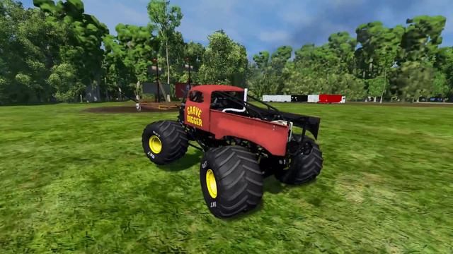Monster Jam INSANE High Speed Jumps and Crashes #10 | BeamNG Drive смотреть онлайн