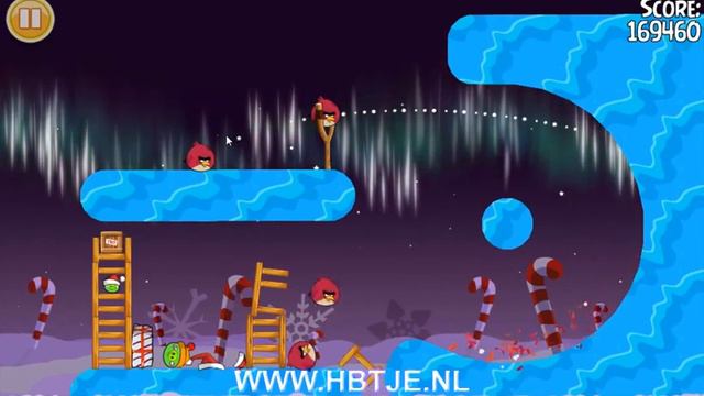 Winter Wonderham bonus level - Angry Birds Seasons Winter Wonderham bonus level смотреть онлайн