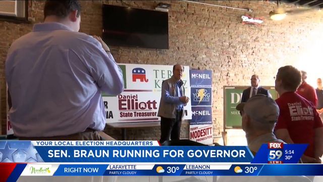 Mike Braun to run for Indiana governor in 2024 смотреть онлайн