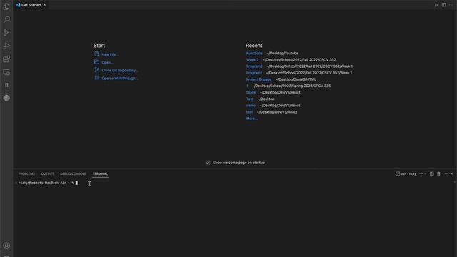 Changing Terminal View (temporarily) So Your File Path Is Not Exposed! смотреть онлайн