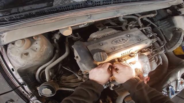 KIA Cerato - горит чек, троит двигатель / лечим смотреть онлайн
