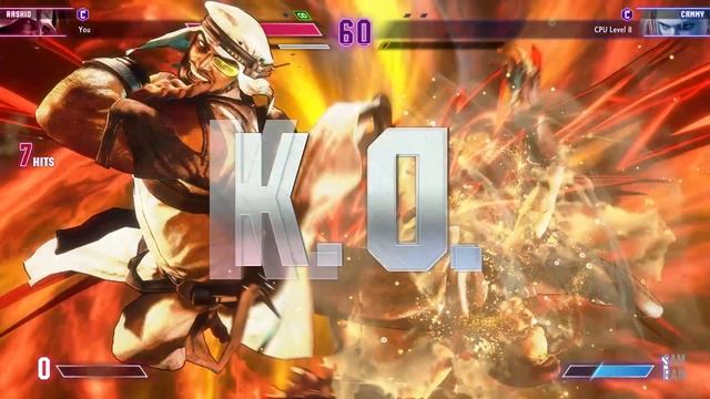 Street Fighter 6 - Rashid Vs Cammy (Very Hard) ~ Level 8 смотреть онлайн