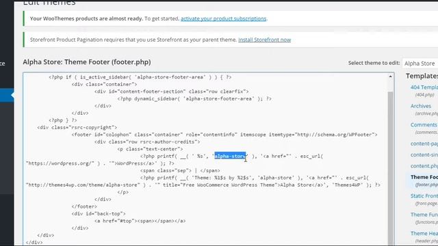 How to remove 'Proudly Powered by WordPress' from footer of Alpha Store смотреть онлайн