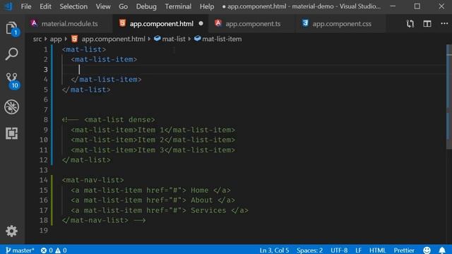 Angular Material Tutorial - 13 - List смотреть онлайн