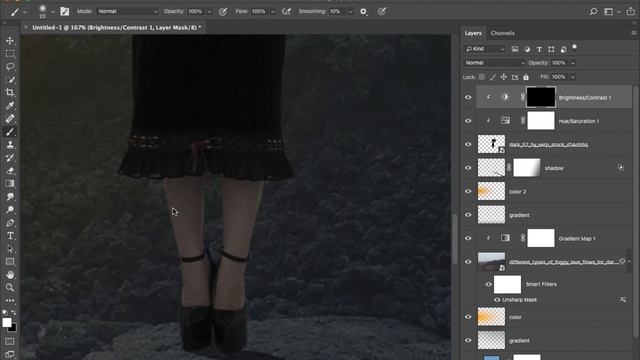Photoshop Tutorial Background - Make Color Dramatic смотреть онлайн