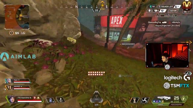 TSM Imperialhal tries using the Havoc in predator lobby (apex legends ) смотреть онлайн