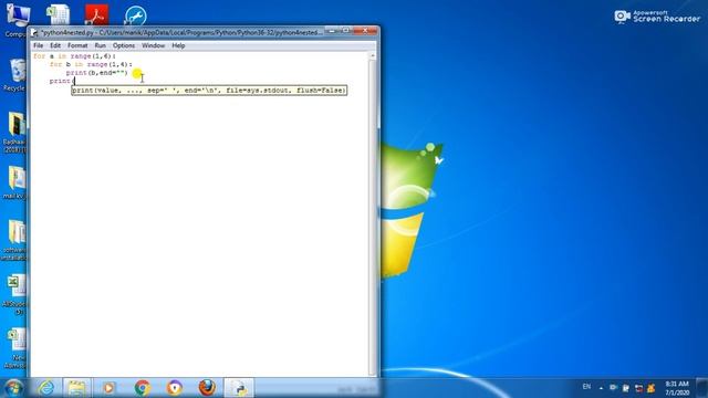 python 4 nested loop смотреть онлайн
