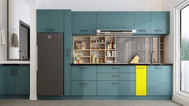 Best 9 kitchen Color Combinations in 2022 | Kitchen Cabinet Color Ideas | Modern Kitchen Color смотреть онлайн