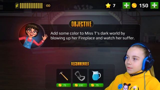 ЛЫСАЯ Учительница Мисс Ти! Scary Teacher 3D смотреть онлайн