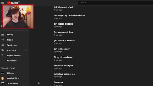 I looked through my Youtube search history.. смотреть онлайн
