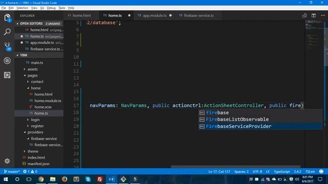 Let's Build a simple Ionic App using Firebase and AngularFire 4 смотреть онлайн