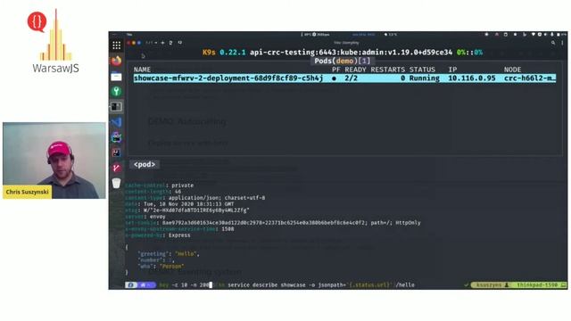 Krzysztof Suszyński - Aplikacje natywne dla Kubernetes z wykorzystaniem OpenShift Serverless смотреть онлайн