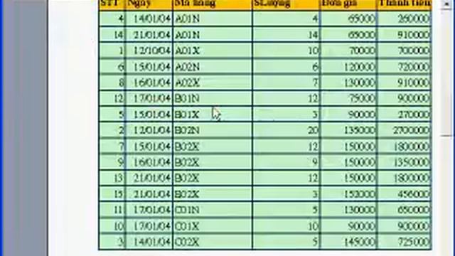 hướng dẫn sử dụng MS Excel 2003 phần 6.mp4 смотреть онлайн